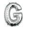 Anagram® 16" Silver Letter Balloons A–Z Air Fill Only Mylar by
